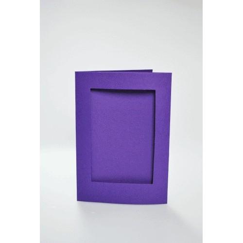946-12 Cards with a rectangular passe-partout purple 946-12 Cards with a rectangular passe-partout purple