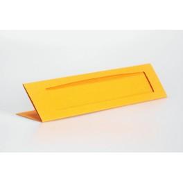 949-10 Bookmarks with a rectangular passe-partout orange