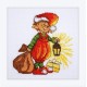 AN 10024 Arazzo Aida - Gnomo di Babbo Natale