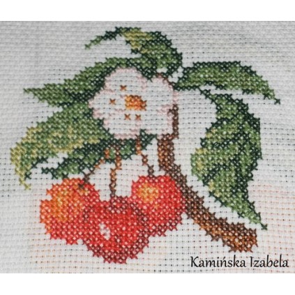 En 4423 Tapestry Aida - Delicious Cherries