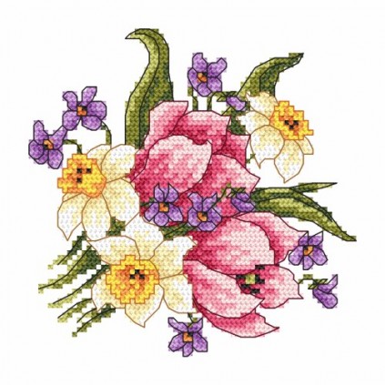 AN 4990 Arazzo Aida - Bouquet primaverile