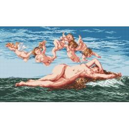 AN 8020 Tapestry Aida - The birth of venus - A. Cabanel