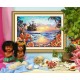 Um 8057 Tapestry Aida - Lagoa Azul