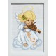 En 8301 Tapestry Aida - Angel med fiolin