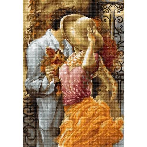 LS G554 Cross stitch kit - Autumn leaves LS G554 Cross stitch kit - Autumn leaves