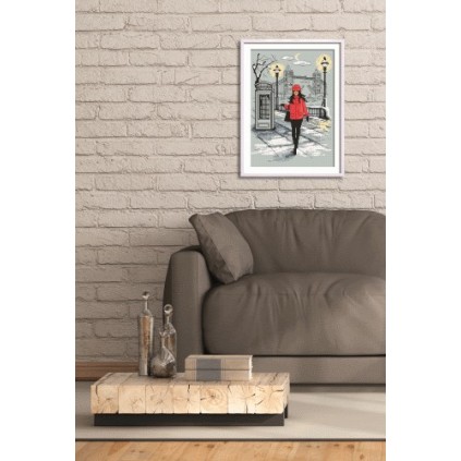 Z 10041 Kit Cross Stitch - Elegância de Londres