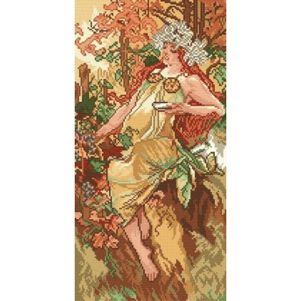 Z 33085 Kit de ponto cruz - Autumn - A. Mucha