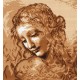 Z 4255 Cross Stitch Kit - Kvinnlig huvud - L. da Vinci