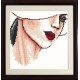Z 4372 Kit Cross Stitch - Retrato de uma senhora