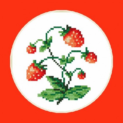Z 4407 Kit Cross Stitch - Sweet Strawberies