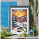 Z 4469 Kit Cross Stitch - Glow da noite de inverno
