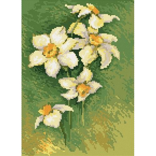 Z 4646 Cross stitch kit - Proud narcissi Z 4646 Cross stitch kit - Proud narcissi