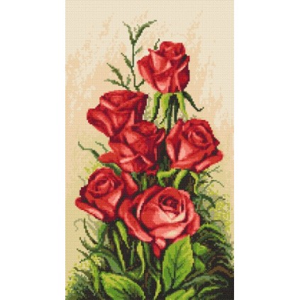 Z 8254 Cross Stitch Kit - Crimson Roses
