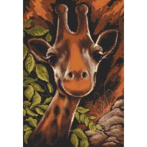 Z 8306 Kit punto croce - Giraffa nel cespuglio