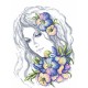 Z 8350 Kit Cross Stitch - Winter Girl