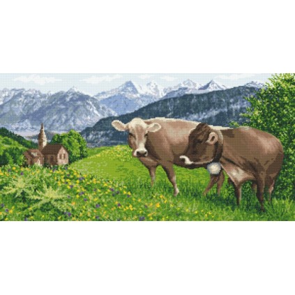 Z 8505 Cross Stitch Kit - Alpine Wiese