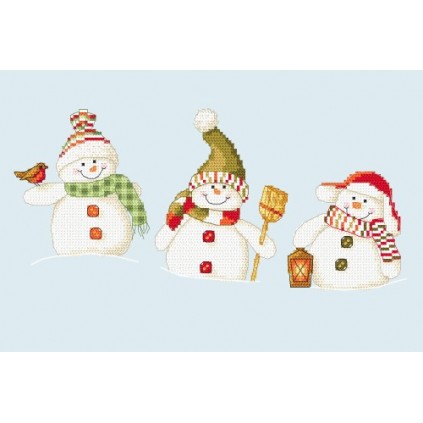 Z 8660 Cross Stitch Kit - Jolly Snowmen