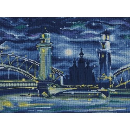 Cross stitch kit - Fairytale night in St. Petersburg Cross stitch kit - Fairytale night in St. Petersburg