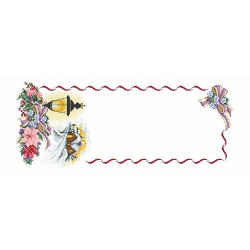 ZU 10025 Cross stitch kit - Table runner - Winter landscape ZU 10025 Cross stitch kit - Table runner - Winter landscape