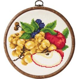 ZK 8261 Kit with beads - Apples with grapes