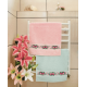ZU 8426-02 Cross stitch kit - Towel with roses