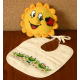 ZU 8440 Cross stitch kit - Bib - Frogs