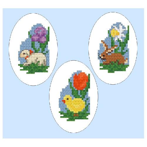 Cross stitch kit - Embroidered Easter eggs Cross stitch kit - Embroidered Easter eggs