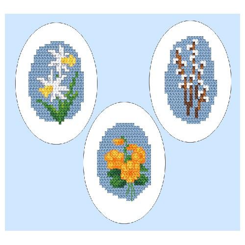 Cross stitch kit - Embroidered Easter eggs Cross stitch kit - Embroidered Easter eggs