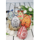 Zu 8833 Cross Stitch Kit - Easter Egg - Blue Arabesque