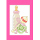 ZU 8615-01 Cross Stitch Kit - Birthday Card - Birth of the Daughter