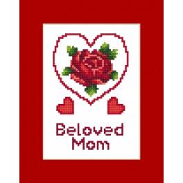 83-02 Cross Stitch kit Lady Sharm art
