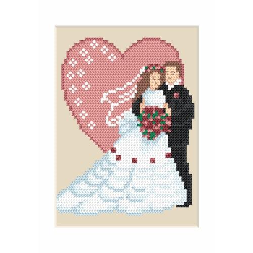 Just Married Cross stitch kit 14 ct 