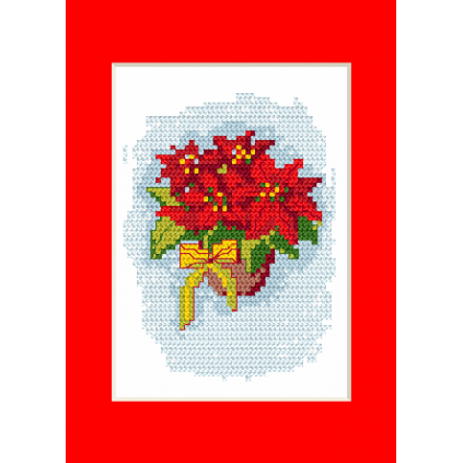 ZU 4123-07 Cross stitch kit - Christmas card - Star of Bethlehem