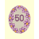 ZU 8423 Cross stitch kit - Birthday card - Violet flowers