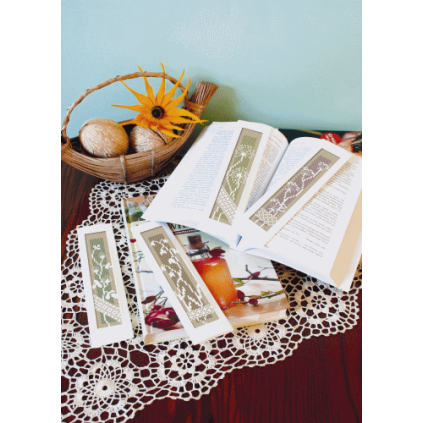 ZU 4935 Cross Stitch Kit - Παστέλ σελιδοδείκτες