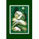 ZU 4464-01 Cross Stitch Kit - Julekort - Silent Night