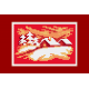 Zu 4464-02 Cross Stitch Kit - Weihnachtskarte - Heiligabendabend