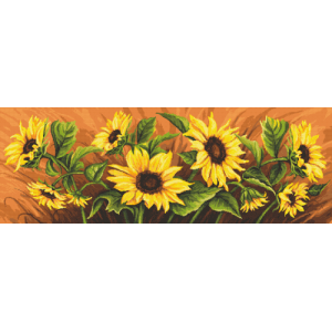 ZN 10005 Cross stitch tapestry kit - Field of sunflowers