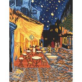 ZN 4345 Cross stitch tapestry kit - Night Café - Vincent Van Gogh