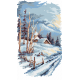 Zn 4526 Cross Stitch Tapestry Kit - Four Seasons - Winter