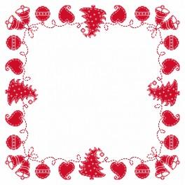 ZU 4888 Cross stitch kit - Napkin - Christmas embroidery