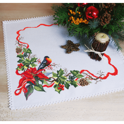ZU 8381 Cross Stitch Kit - Χάκεκι - Χριστουγεννιάτικο βράδυ