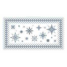 ZU 8492 Cross stitch kit - Napkin with stars
