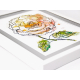 GC 8703 Schema punto croce - Begonia magica