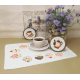 GU 8638 Cross stitch pattern - Dishcloth - Coffee set