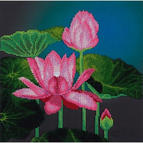 PABN 5005 Set with beads - Pink lotus PABN 5005 Set with beads - Pink lotus