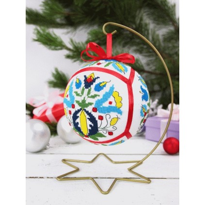 GU 8869 Cross stitch pattern - Ethnic Christmas ball II