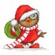 Zn 10091 Cross Stitch -kudoksisarja - Christmas Owl