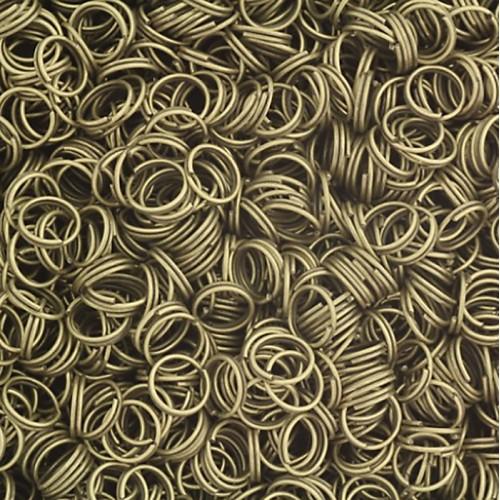 Spring mounting rings, bronze colour 7mm Spring mounting rings, bronze colour 7mm