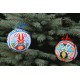ZU 8876 Kit de ponto cruz - Bola de Natal étnico III